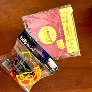 Silly bandz and Stretchy shapes toys
